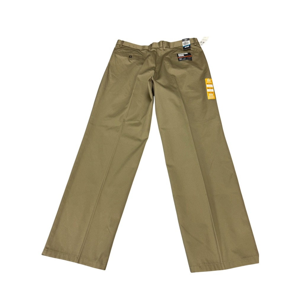 Dockers‎ Mens Signature Khaki D3 Classic Fit Pleated Pants 36x32 Tan MSRP $58